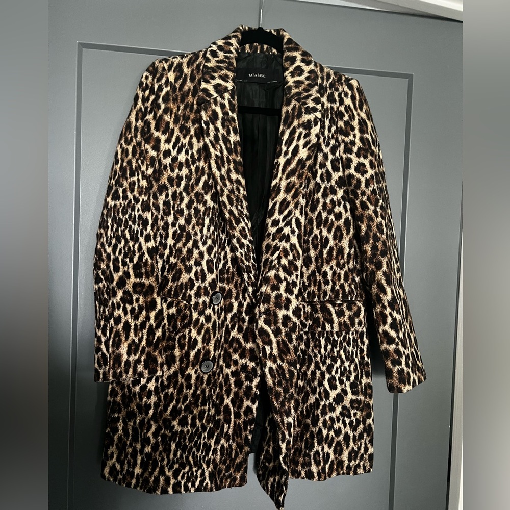 Zara Leopard Coat